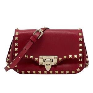 Valentino Red Mini Rockstud Bag